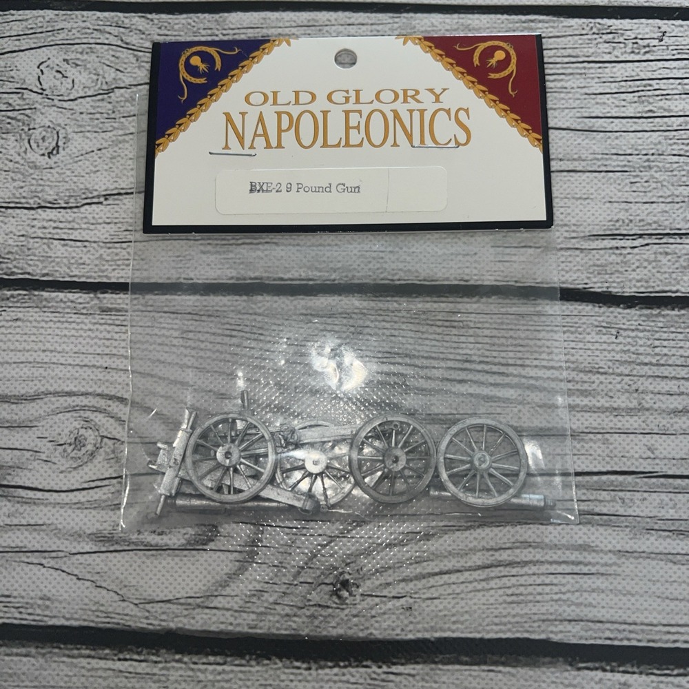 Old Glory Napoleonics BXE- 2 9 Pound Gun New Sealed